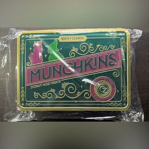 Dunkin’ x Wicked Munchkins Tin-Glinda & Elphaba Limited Edition Collectible NWT